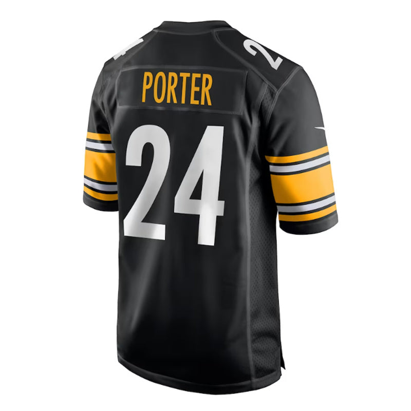 Custom #24 Black 2023 PIT Football Shirt Top