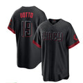 Custom #19 Black 2023 City Connect CIN Baseball Shirt Top