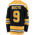 Custom #9 Black BOS Hockey Shirt Top