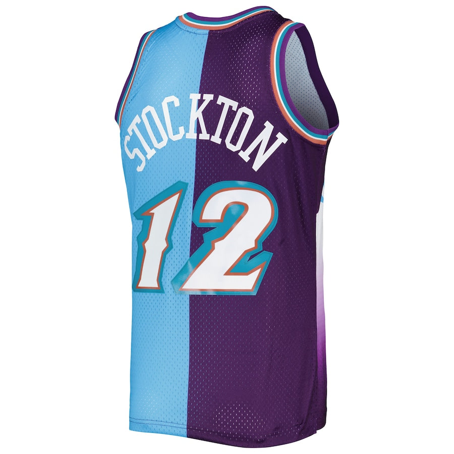 Custom #12 Purple 1996 UTA Basketball Shirt Top