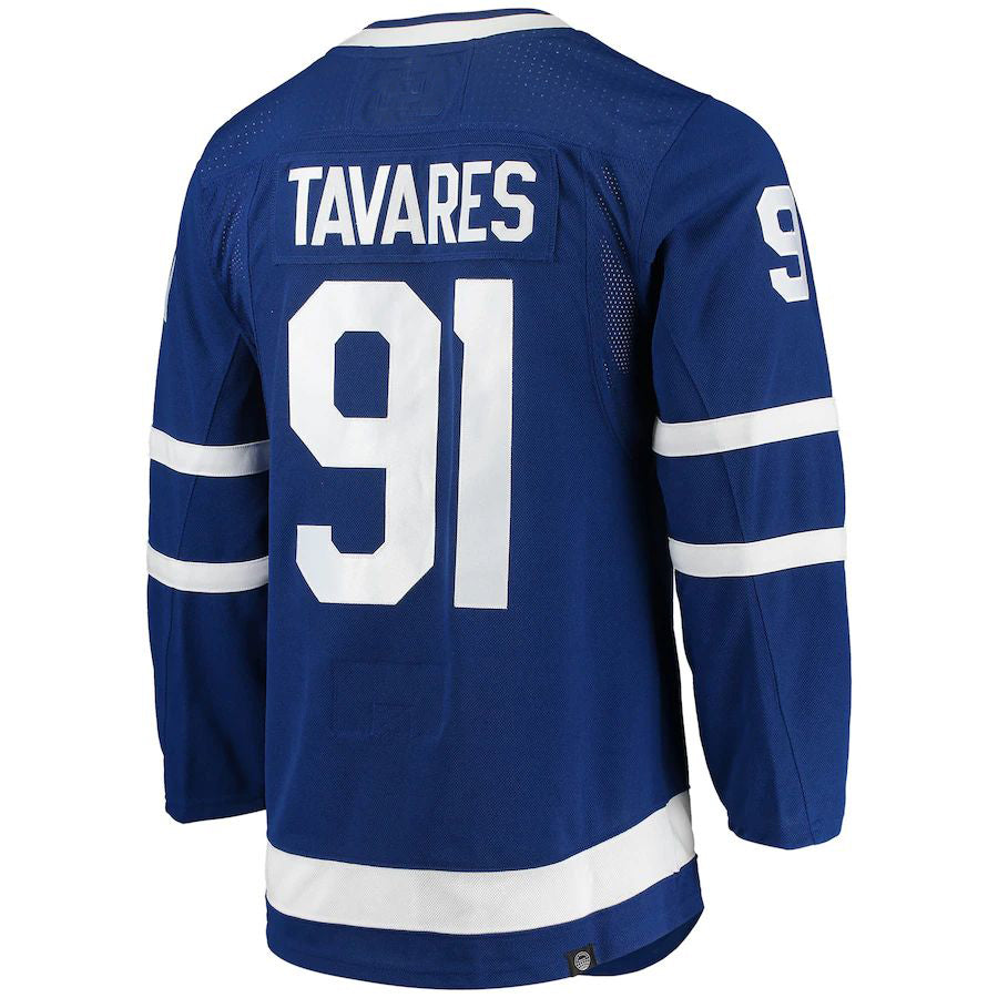 Custom #91 Blue TOR Hockey Shirt Top