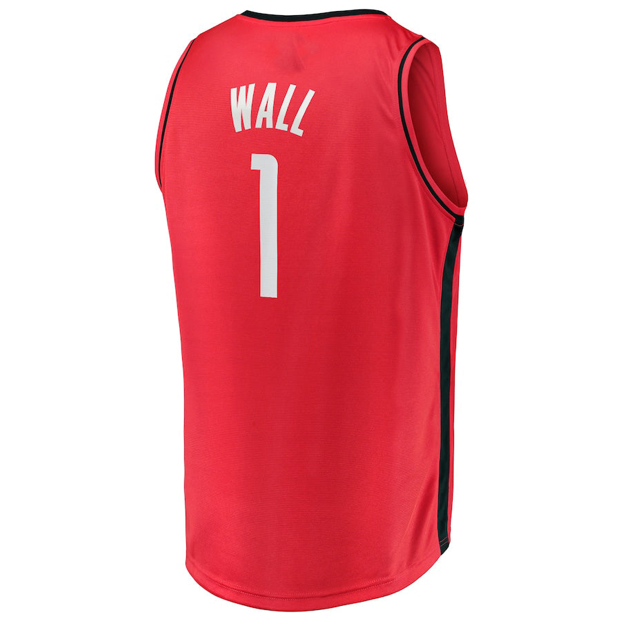 Custom #1 Red 2020 HOU Basketball Shirt Top