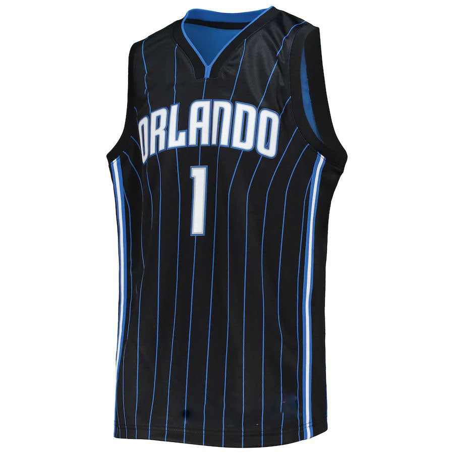 Custom #1 Black 2021 ORL Basketball Shirt Top
