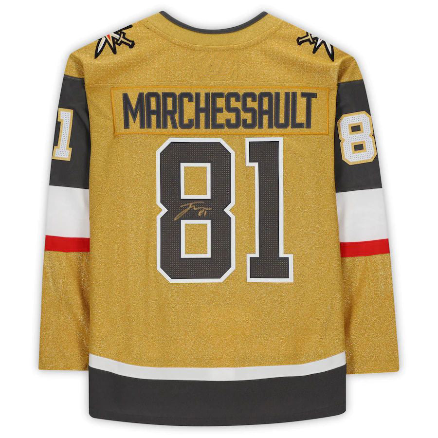 Custom #81 Gold VGK Hockey Shirt Top