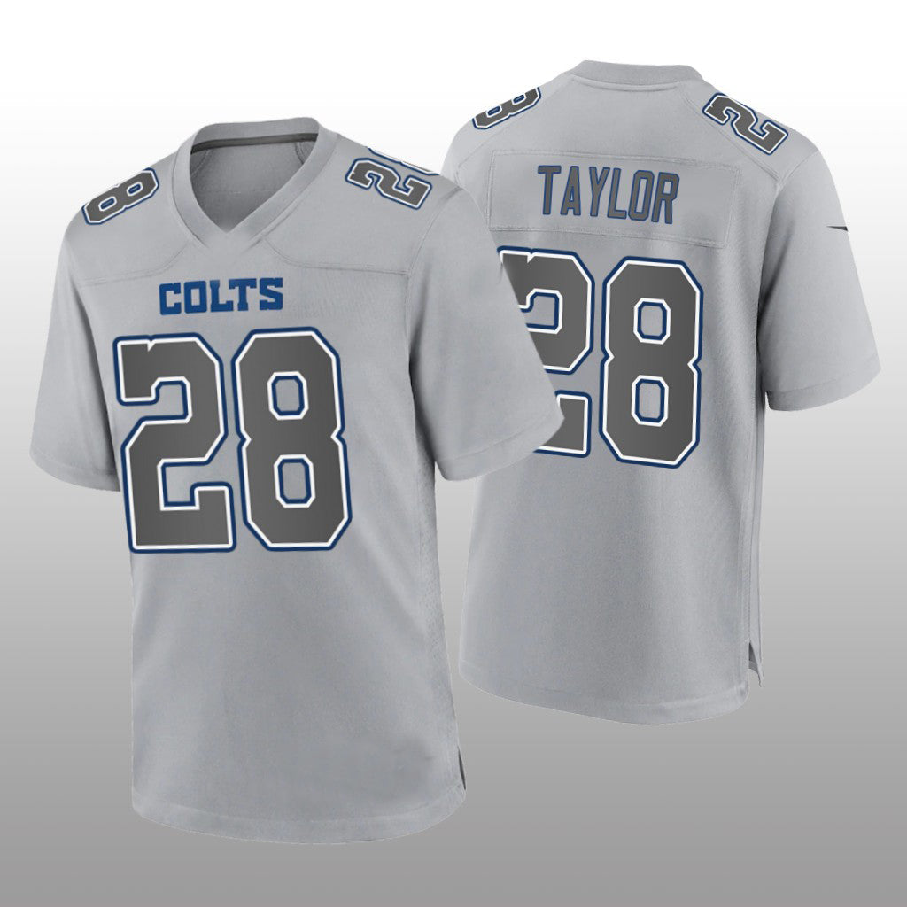 Custom #28 Gray IND Football Shirt Top