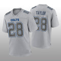 Custom #28 Gray IND Football Shirt Top