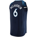 Custom #6 Navy MIN Basketball Shirt Top