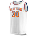 Custom #30 White 2020 NYK Basketball Shirt Top