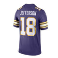 Custom #18 Purple MIN Football Shirt Top
