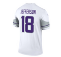 Custom #18 White MIN Football Shirt Top