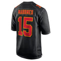 Custom #15 Black Super Bowl KC Football Shirt Top