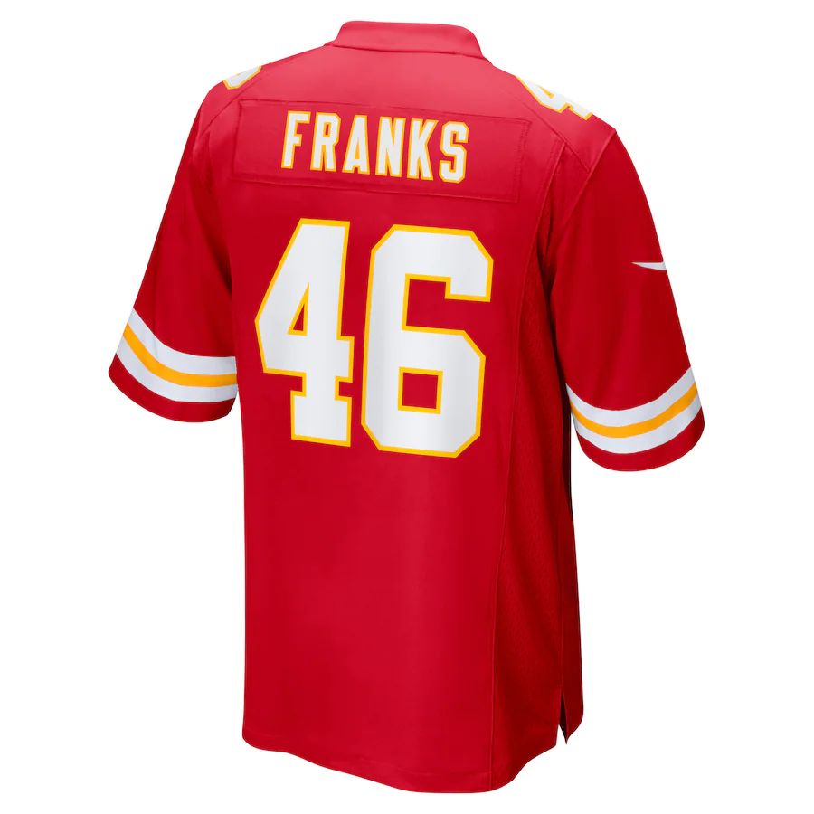 Custom #46 Red KC Football Shirt Top