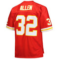 Custom #32 Red 1994 KC Football Shirt Top