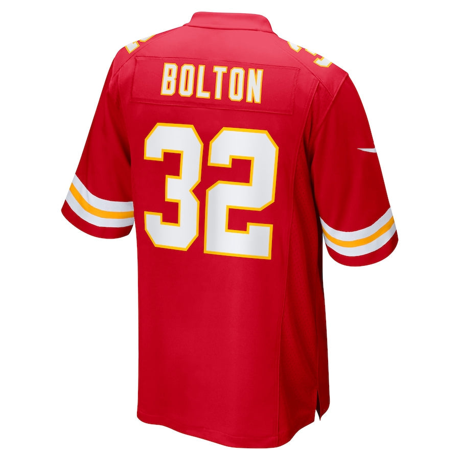 Custom #32 Red KC Football Shirt Top