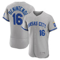 Custom #16 Gray 2022 KC Baseball Shirt Top