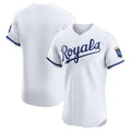 Custom White KC Baseball Shirt Top