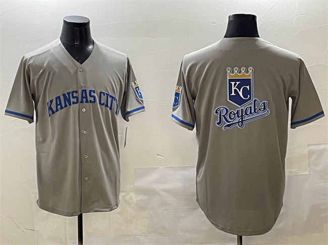 Custom Gray 2024 KC Baseball Shirt Top