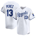Custom #13 White KC Baseball Shirt Top