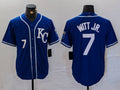 Custom #7 KC Baseball Shirt Top