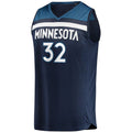 Custom #32 Navy MIN Basketball Shirt Top