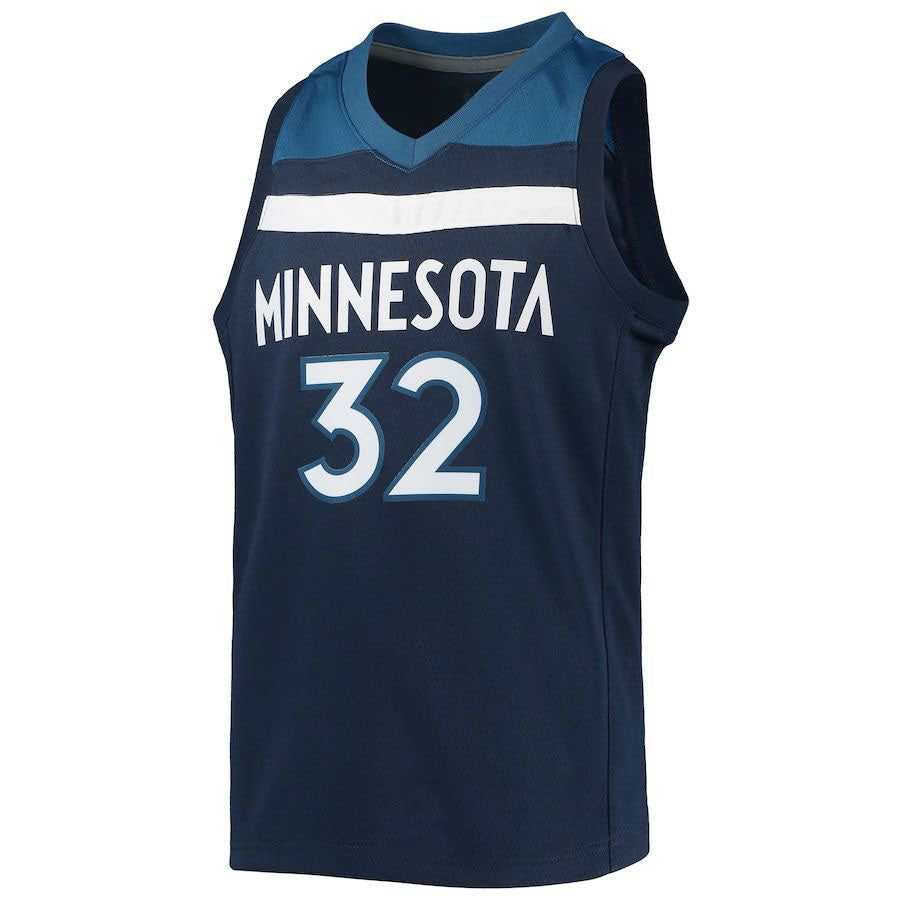 Custom #32 Navy 2021 MIN Basketball Shirt Top