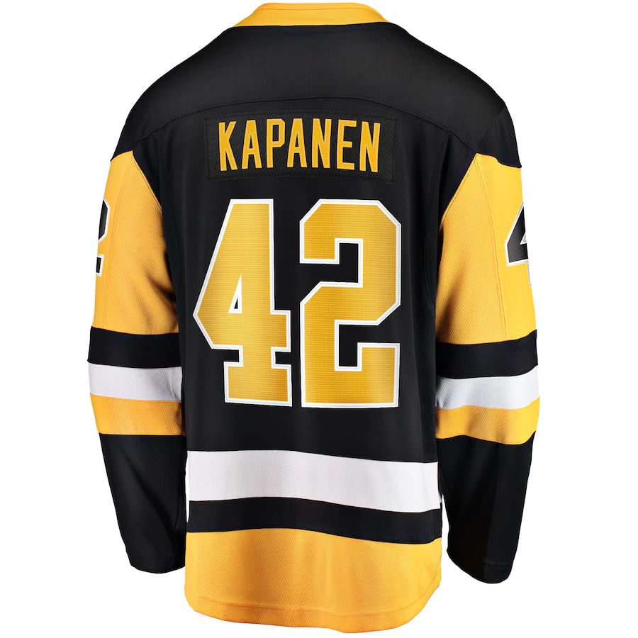 Custom #42 Black PIT Hockey Shirt Top