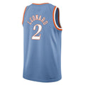 Custom #2 Light Blue 2021 LAC Basketball Shirt Top
