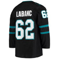 Custom #62 Black SJS Hockey Shirt Top