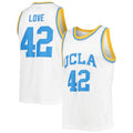 Custom #42 White Retro Basketball Shirt Top