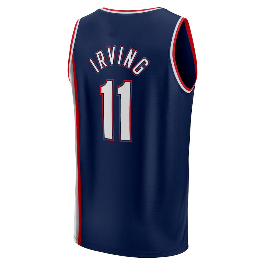 Custom #11 Navy 2021 BKN Basketball Shirt Top