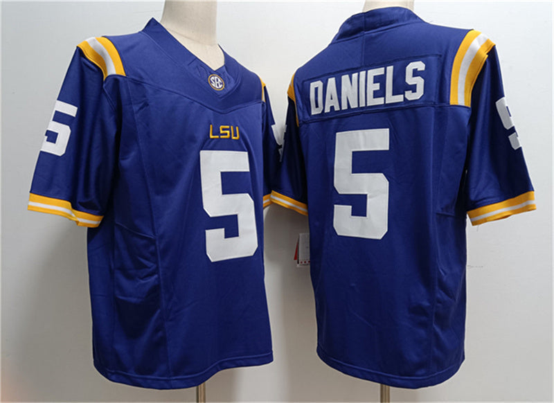 Custom #5 Blue College Shirt Top