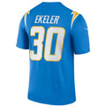 Custom #30 Powder Blue LAC Football Shirt Top