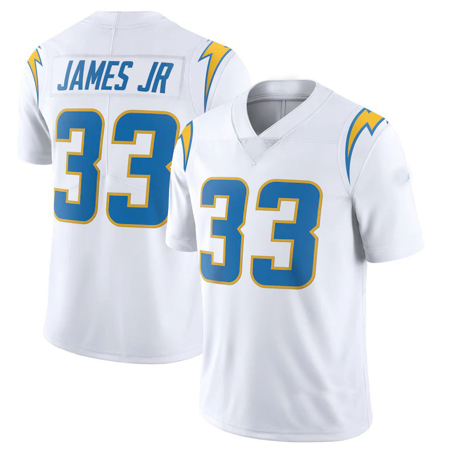 Custom #33 White LAC Football Shirt Top