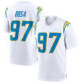 Custom #97 White LAC Football Shirt Top