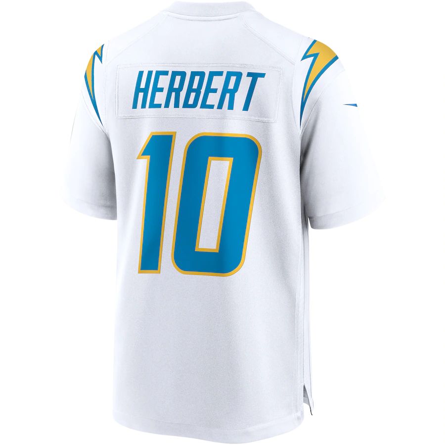 Custom #10 White LAC Football Shirt Top