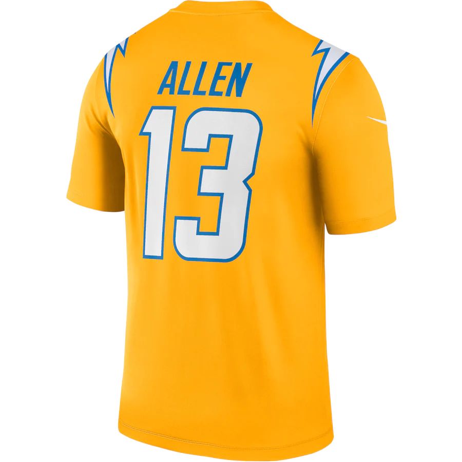 Custom #13 Gold LAC Football Shirt Top