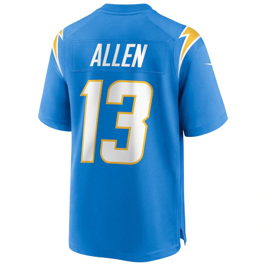 Custom #13 Powder Blue LAC Football Shirt Top