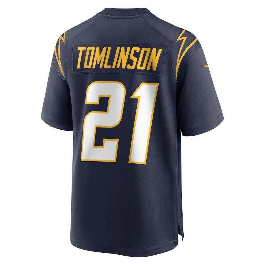 Custom #21 Navy LAC Football Shirt Top