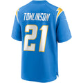 Custom #21 Powder Blue LAC Football Shirt Top