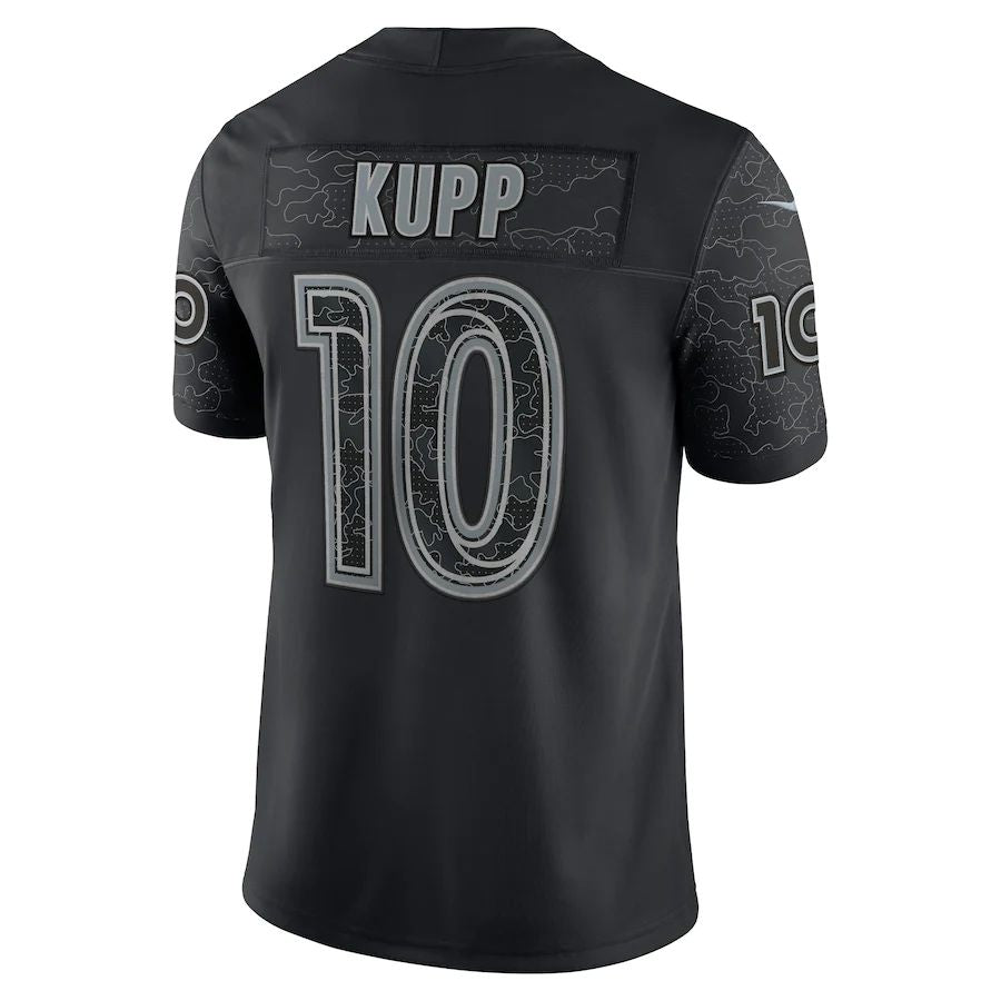 Custom #10 Black LAR Football Shirt Top