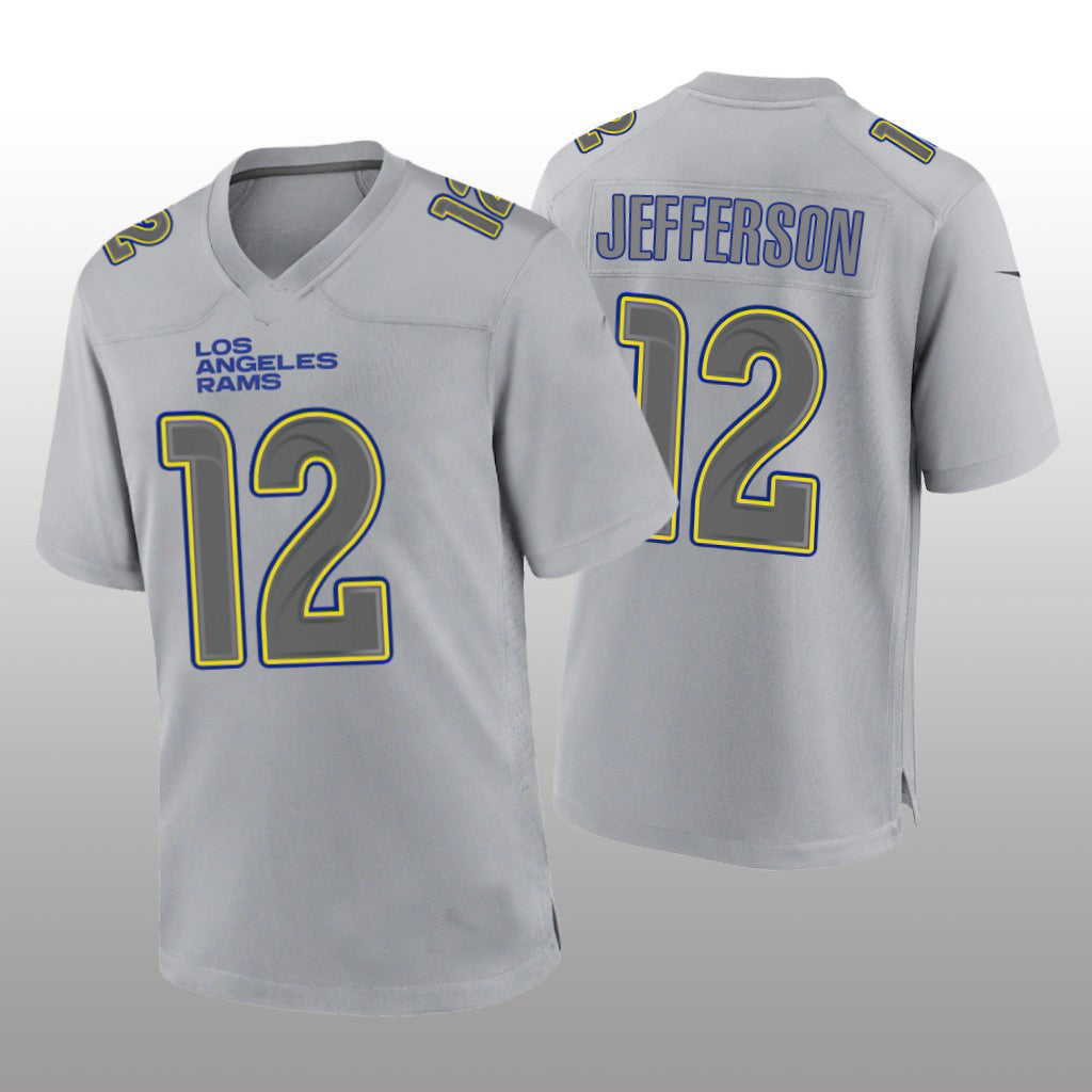 Custom #12 Gray LAR Football Shirt Top