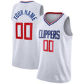 Custom #21 White 2020 LAC Basketball Shirt Top