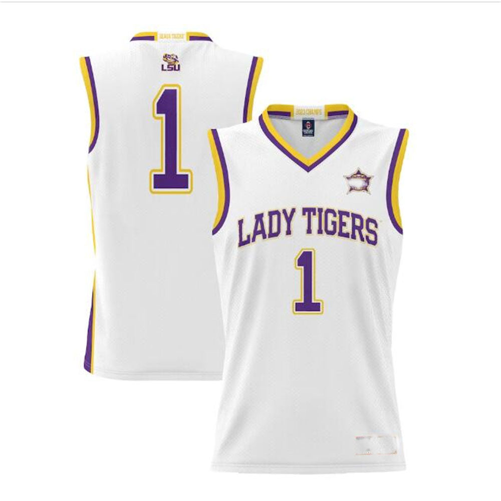 Custom #1 White 2023 Basketball Shirt Top