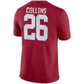 Custom #26 Crimson College Shirt Top