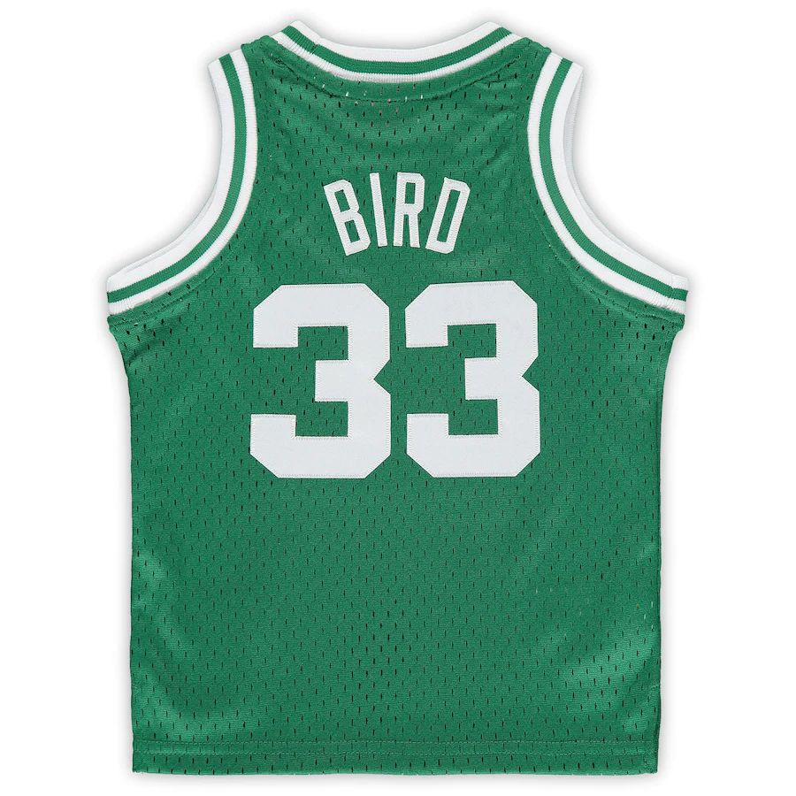 Custom #33 Green 1985 BOS Basketball Shirt Top