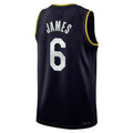 Custom #6 Black 2022 LAL Basketball Shirt Top