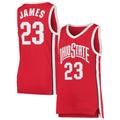 Custom #23 Scarlet Basketball Shirt Top