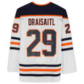 Custom #29 White EDM Hockey Shirt Top
