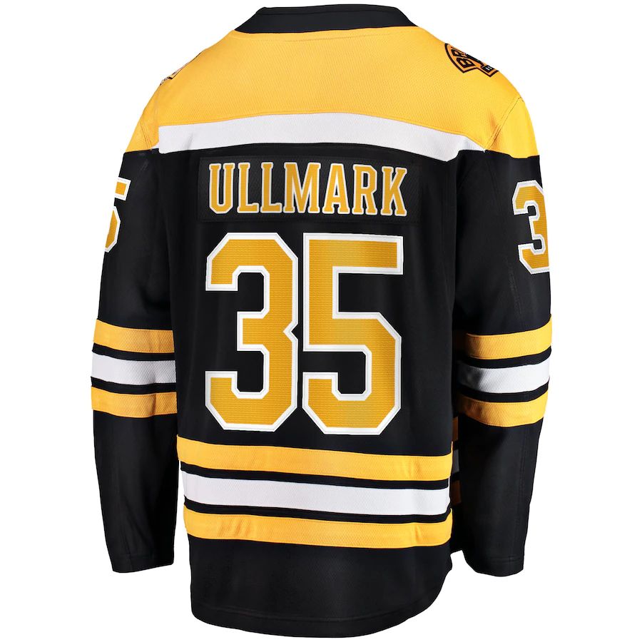 Custom #35 Black BOS Hockey Shirt Top