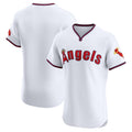Custom White LAA Baseball Shirt Top